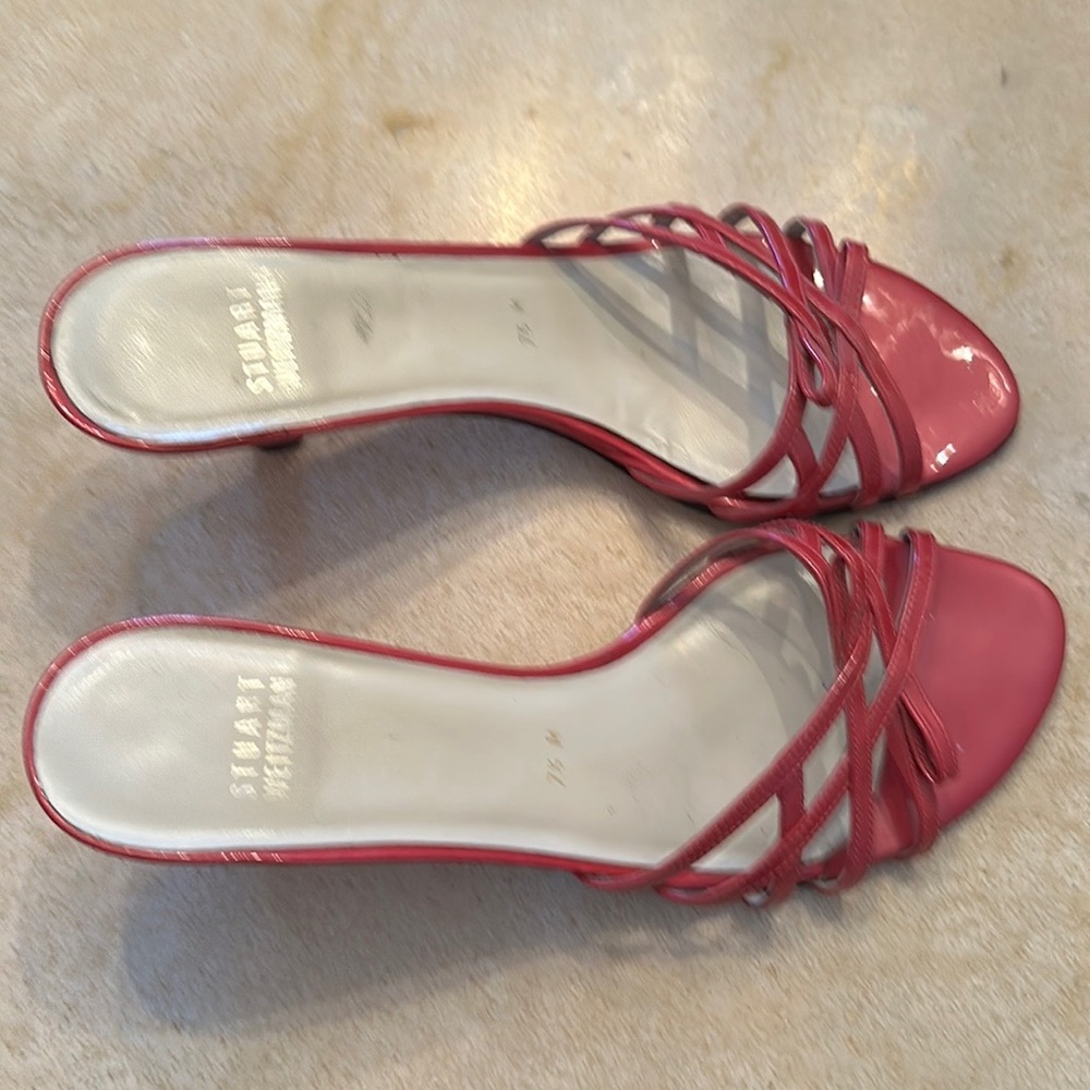 Stuart Weitzman Sandals In Fuchsia Patent Leather… - image 3